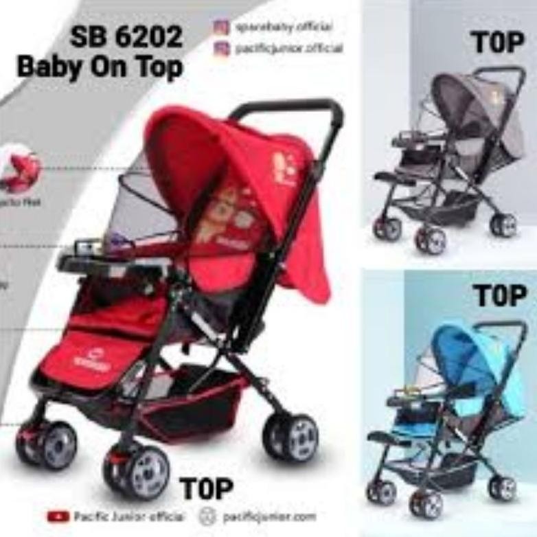 (T)Op Stroller Baby New Born Space Baby Sb 202/ Sb 203/ Sb 204/ Sb 315/ Sb 316/ Sb 207/ Sb6202/ Sb214 Dua Arah Bestq
