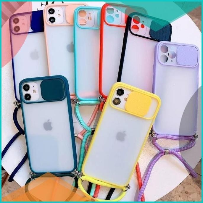 Case Tali Lanyard Softcase Slide Camera VIVO Y20/Y20i/Y20s/Y12S 16novz