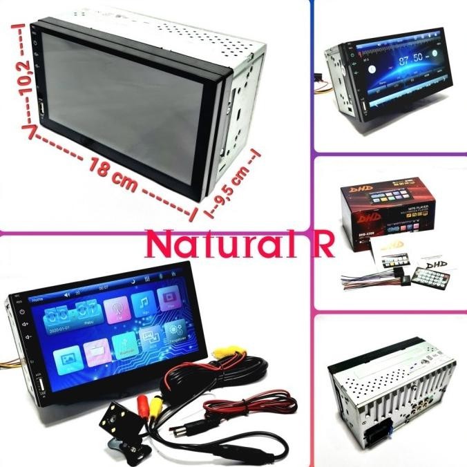 Tv Mobil Headunit Doubledin Mp5 Dhd-4300 / 4300 Fullglass