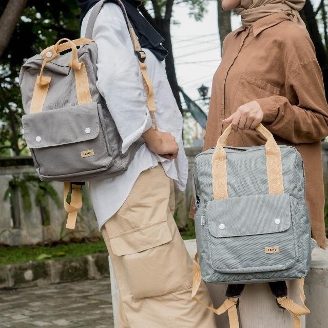 TERLARIS ERMY - Hanako Bag - Tas Ransel Wanita Backpack 2 in 1 DK47