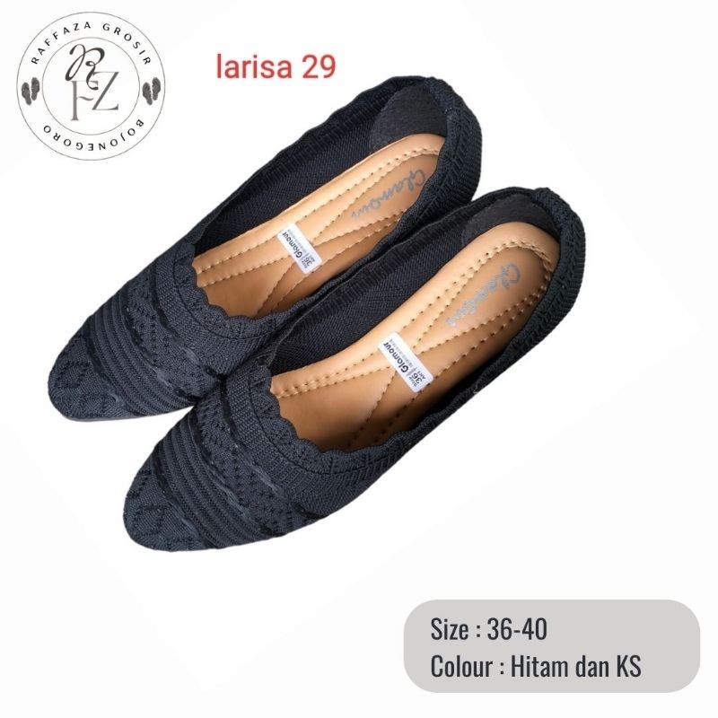 SEPATU FLAT CEWEK / GLAMOUR TERBARU / LARISA TERMURAH