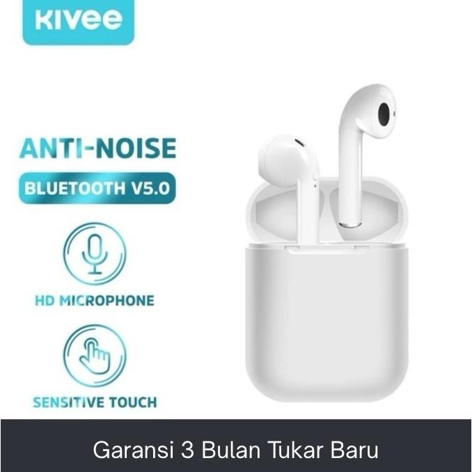 Kivee Tws Bluetooth Wirelessearphone For Iphone Android Stereo  Murah Berkualitas