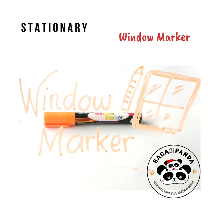 

Ready Window Marker - Marker Kaca / Whiteboard / Blackboard / Papan Tulis