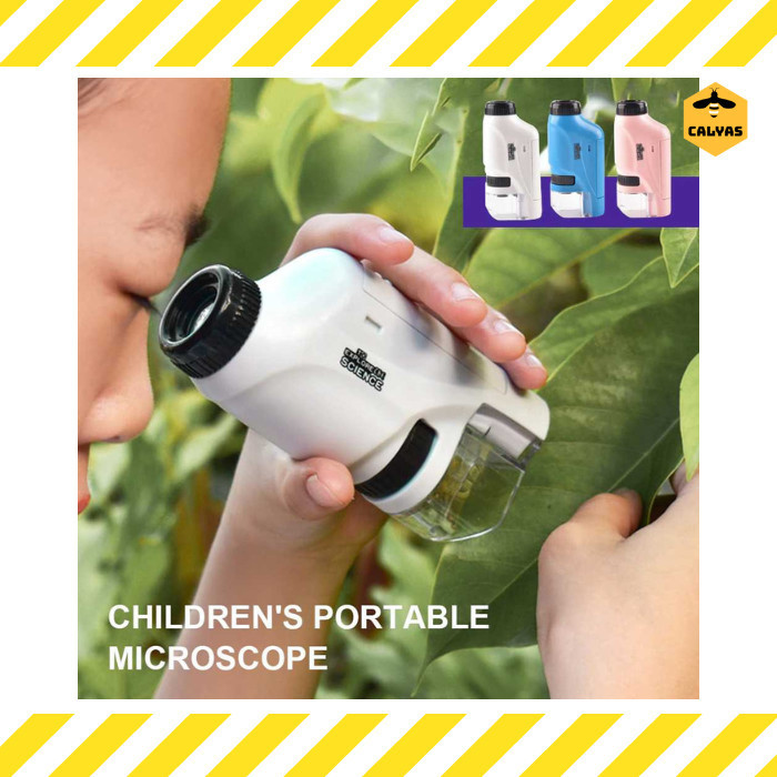 

Ready Mikroskop Edukasi Anak Mini Pocket 60X-120X Magnification Microscope