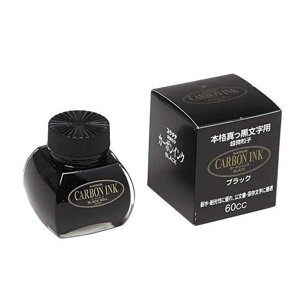 

Ready PLATINUM Fountain Pen Ink Black Carbon Waterproof/Tinta Fountain Pen