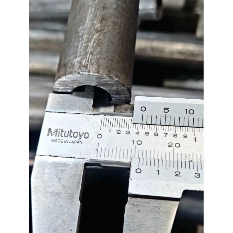 Pipa Besi Seamless Od 23mm Id 11.5mm Tebal 5.75mm