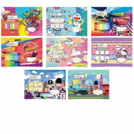 

Sampul Buku Tulis Karakter Ukuran Kwarto 1 Pak isi 20 Lembar