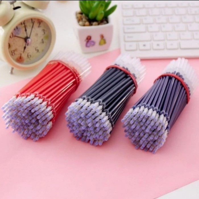 

cusss order] Refill Pulpen Gel 0.5MM Isi Tinta Pena Bolpen Ballpoint Bolpoin Gel