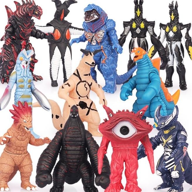 Twh Monster Musuh Ultraman Kaiju Mainan Anak Bahan Karet Halus Gomora Anotteme