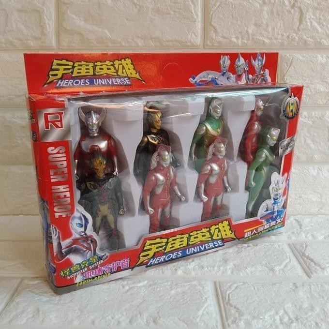 Mainan Set Robot Ultraman - Figure Superhero Mainan Anak Laki Anotteme