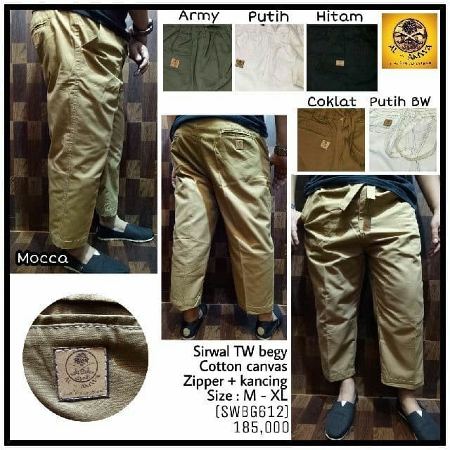 Celana Denimsirwal Kantor Jumbo / Celana Haji Muslim Umroh / Olahraga Terlaris