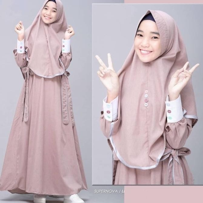 Baju Gamis Wanita Remaja Anak Perempuan Umur 12-14 Tahun Terbaru