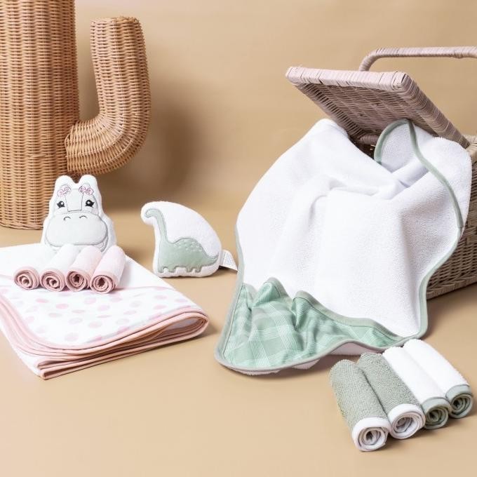 Memorylife Gift Set Baby Bath Towel 6 In 1 | Hampers New Born