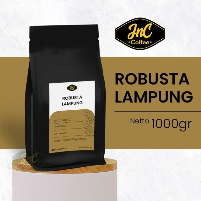 

Biji Kopi Bubuk Robusta Lampung JnC Coffee 1 Kg 1kg