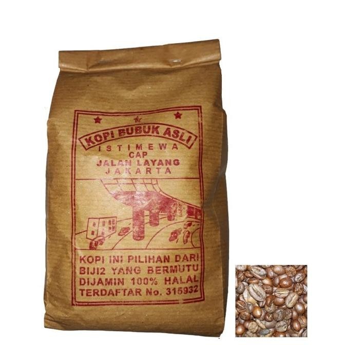 

Kopi Bubuk Arabica Lampung | "Cap Jalan Layang" | 500 Gram