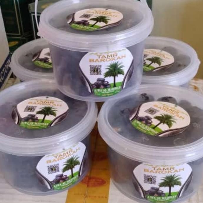 

Kurma Ajwa Madinah Bucket Korma Nabi Tarm Barokah Ember 500Gr 500 Gram