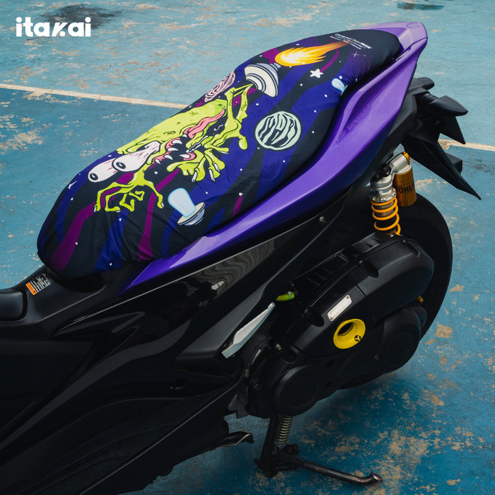 Itakai Cover Jok The Alien - Size Large Full Print Terbaru