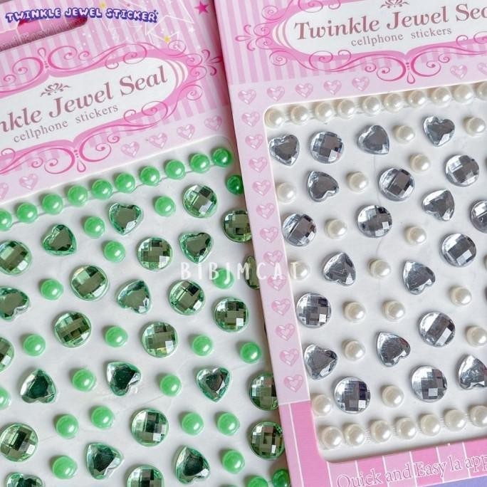 

Twinkle Sticker Jewel Timbul / Stiker HP Mutiara