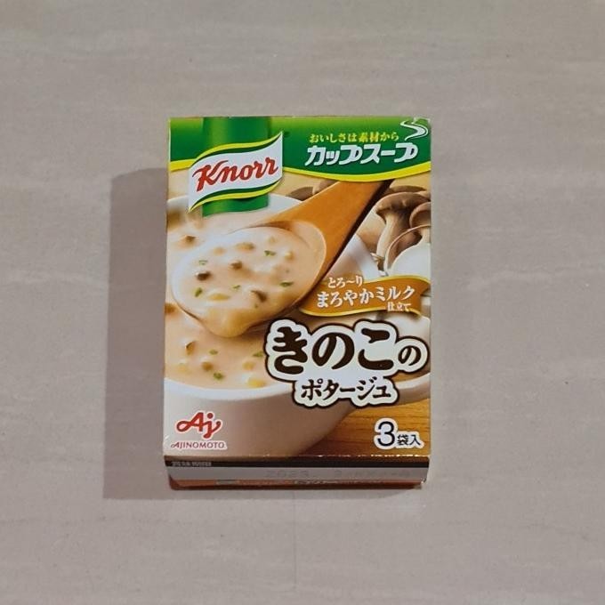 

Bumbu Knorr Cup Soup Instant Milk Prepared Mushroom Potage 3 Bags SS