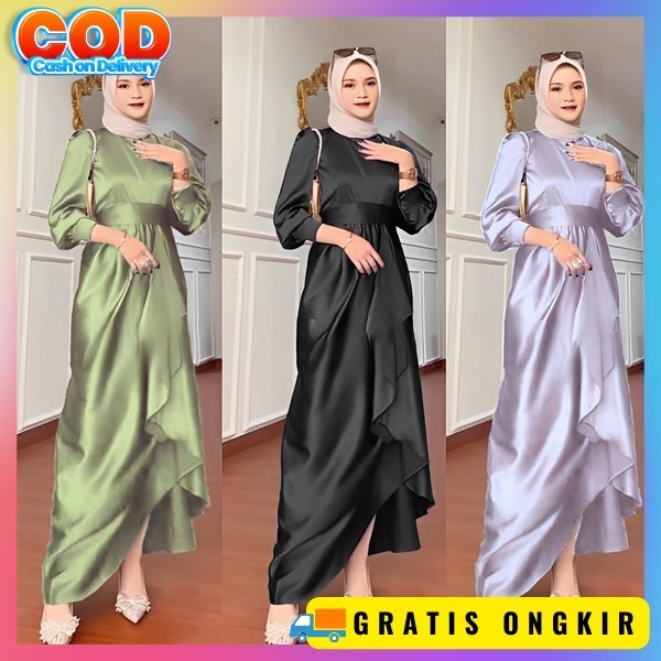 Dres Syari Maxi Model Terbaru 2024 Ghamis Deres Remaja Gamis Ibu2 Pengajian Rmadahan Ghamis Baj Gams