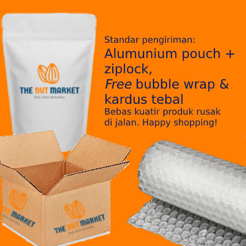 

Kacang Walnut Oven (Roasted Walnut) USA imported, 500 gram