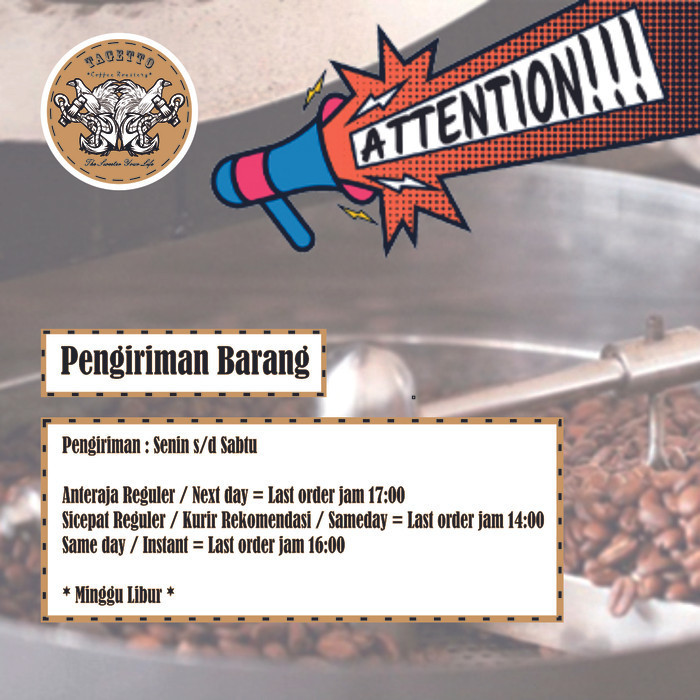 

KOPI ARABIKA GAYO WINE NATURAL 1KG BIJI / BUBUK ARABICA ACEH GAYO