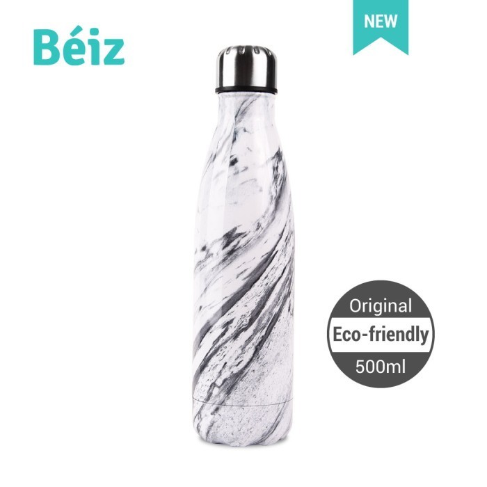 Marble Edition - Beiz Botol Minum Stainless Steel 500 Ml