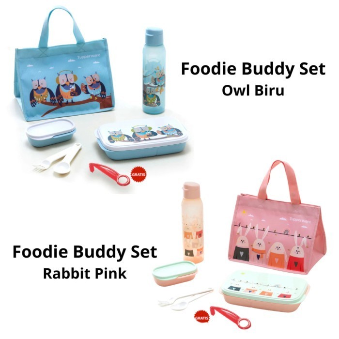Tupperware Foody Buddy Set Tempat Bekal Makan Anak (1)