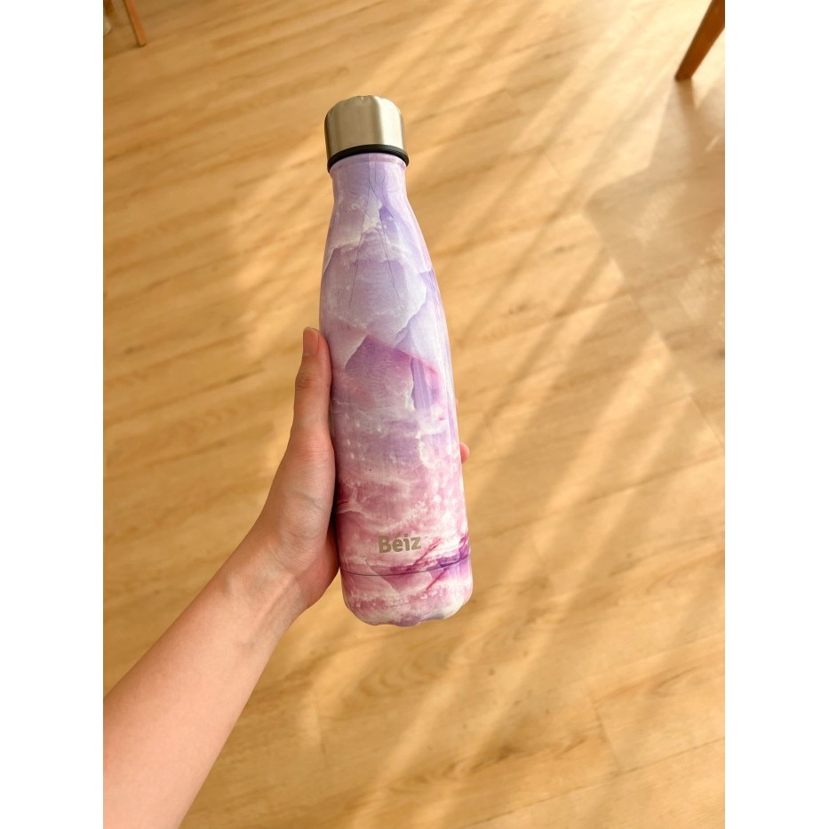 Purple Marble - Beiz Botol Minum Stainless Steel 500 Ml