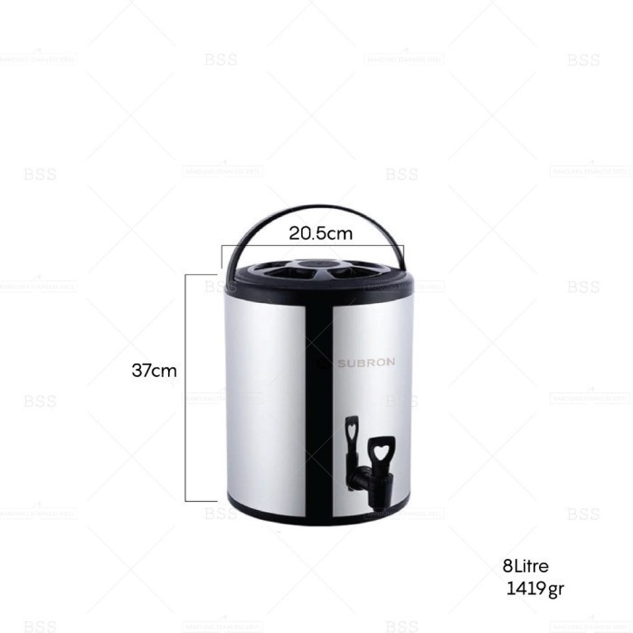 Water Tank Jug Dispenser Juice Teh Kopi Stainless Steel