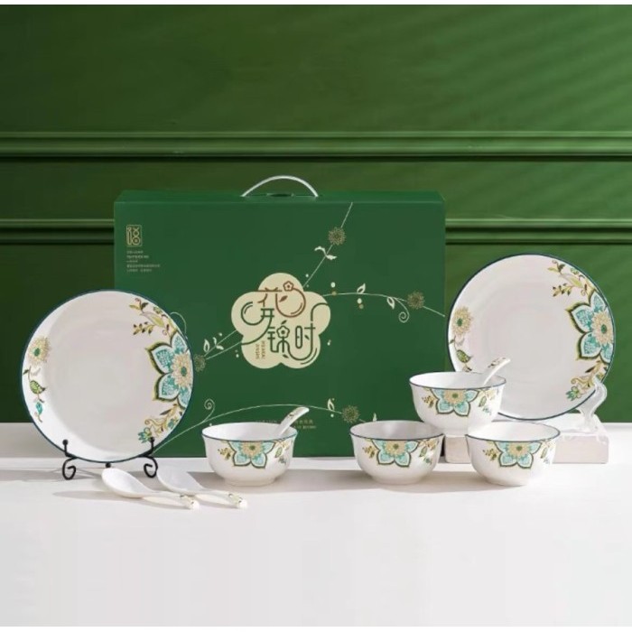 Eiko Set /Japanese Style Bowl And Plate / Piring Mangkok Set