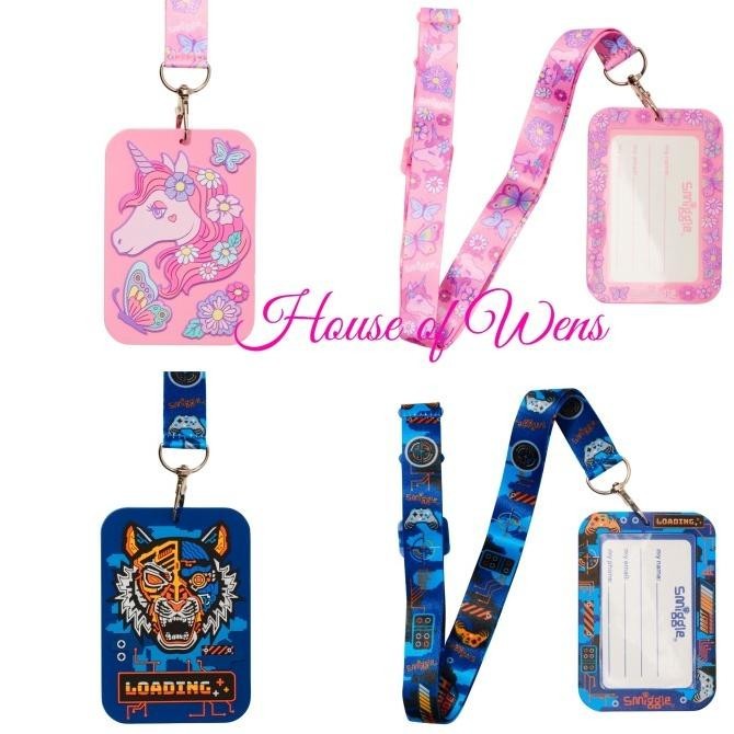 

SMIGGLE HEY THERE LANYARD ID CARD ORIGINAL - GANTUNGAN ID CARD