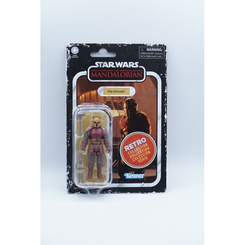 Star Wars Vintage The Mandalorian Armorer Kenner Retro Figure Hasbro Action Figurine Toys