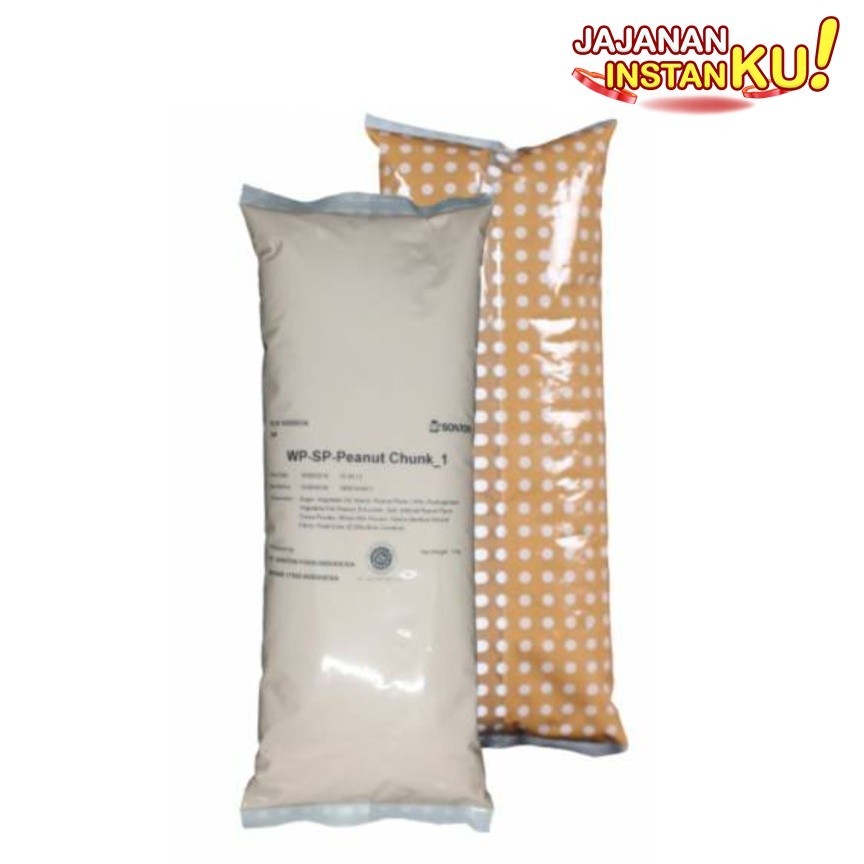 

Sonton Peanut Chunk 1Kg / Peanut Chunk / Selai Kacang Plus Butiran Kecil Kacang 1 Kg