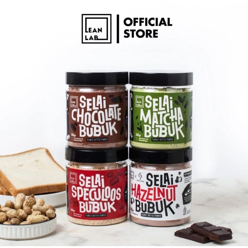 

Selai Sehat Lean Lab 1/3 Pb Selai Kacang Bubuk Peanut Butter Powder