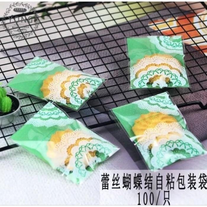 

100Pcs Plastik Kemasan Opp Lebaran Idul Fitri Untuk Kue, Cookies 025