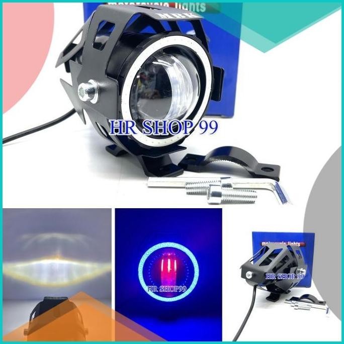 New Lampu Tembak U7 20watt Lensa 4D Cahaya Sorot Seperti Projie HID 16