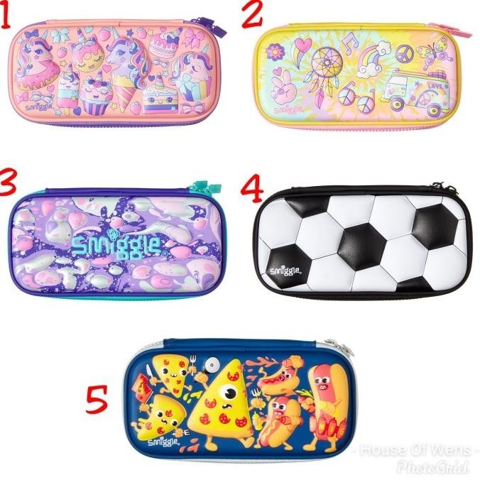 

SMIGGLE HIPPY HARDTOP PENCIL CASE - TEMPAT PENSIL SMIGGLE