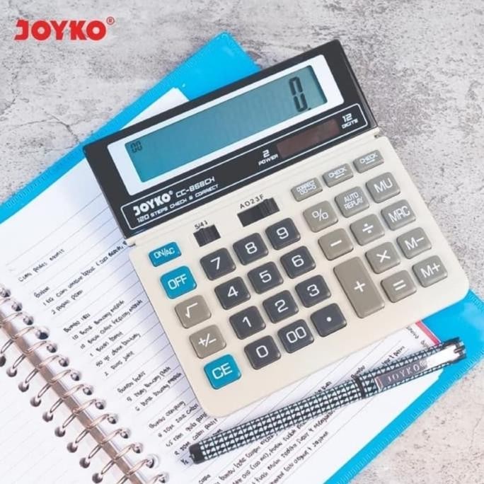 

Terbaik Kalkulator JOYKO CC868CH 12Digit/Calculator JOYKO ORI Check Correct - HANYAKALKULATOR ..
