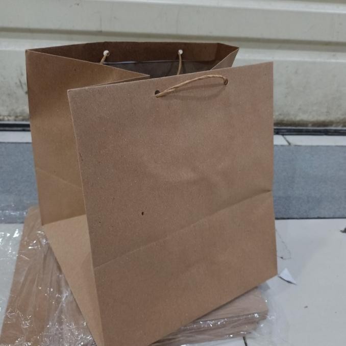 

Best! paper bag nasi kotak 20 tali kertas isi 12 pcs dan !