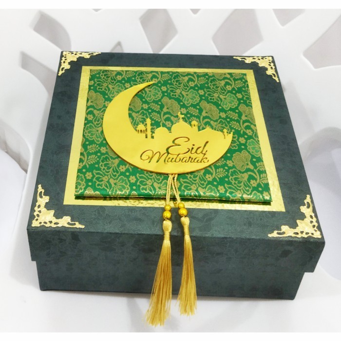 Kotak kue / Kotak hampers lebaran premium / kotak hampers lebaran 22cm