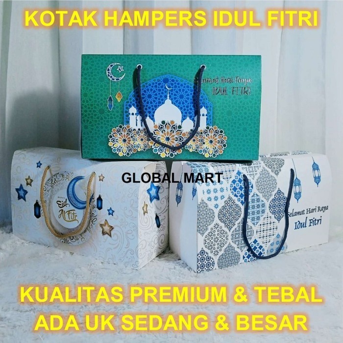 Tas Hampers Lebaran / Kotak Idul Fitri / Gable Box Lebaran