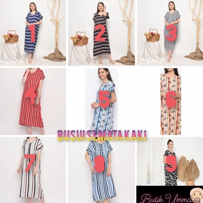 Hot - Daster Busui Panjang Semata Kaki Dolce seperti Habel 