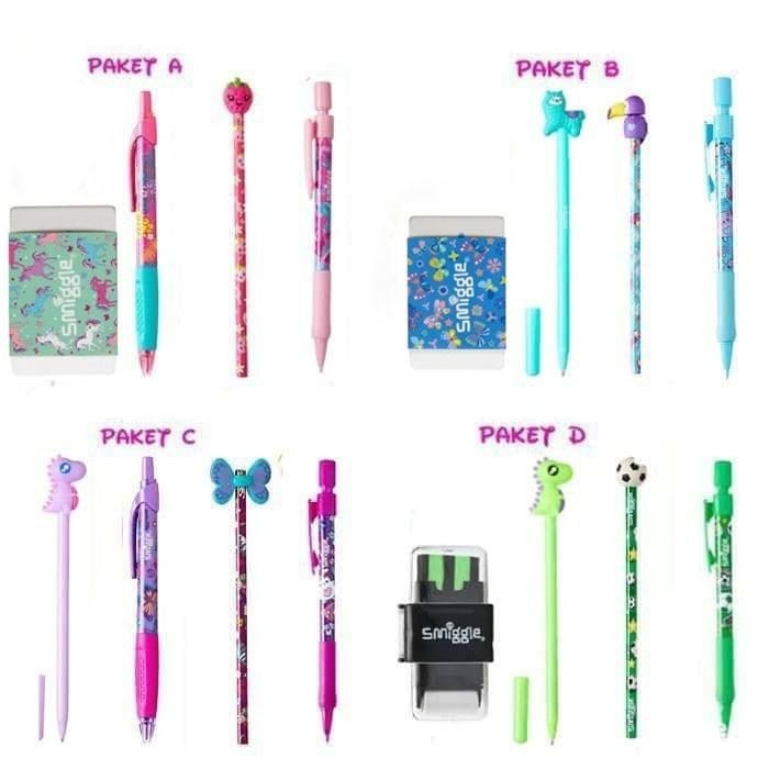 

Smiggle Paket Alat-Alat Tulis