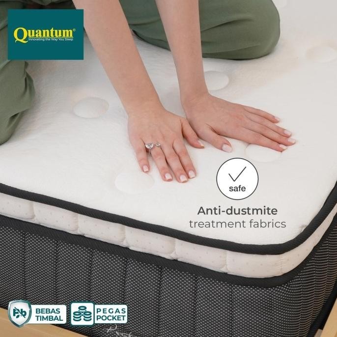 Kasur Pocket Vakum Quantum - Bonus Sprei & Bantal