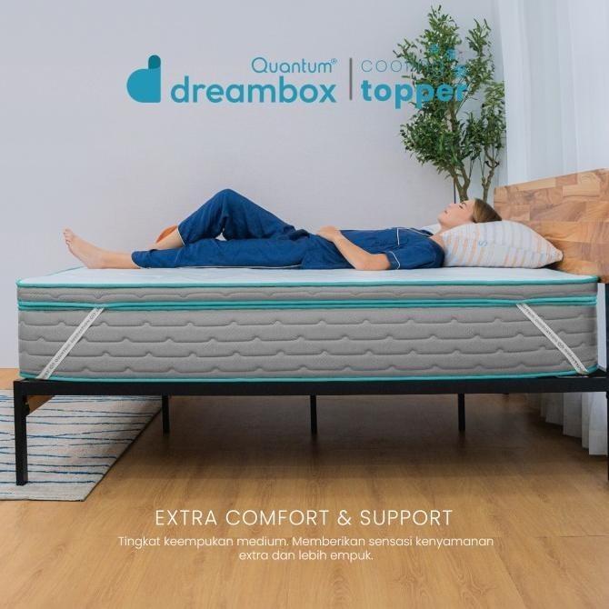 Topper Kasur Dingin Quantum Dreambox Cooling Topper AirCool