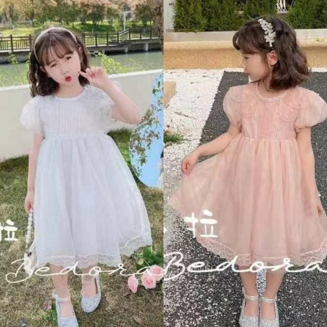 Dress  Anak Perempuan Import Korea 3-8 Tahun Nikita Dress Murah Berkualitas
