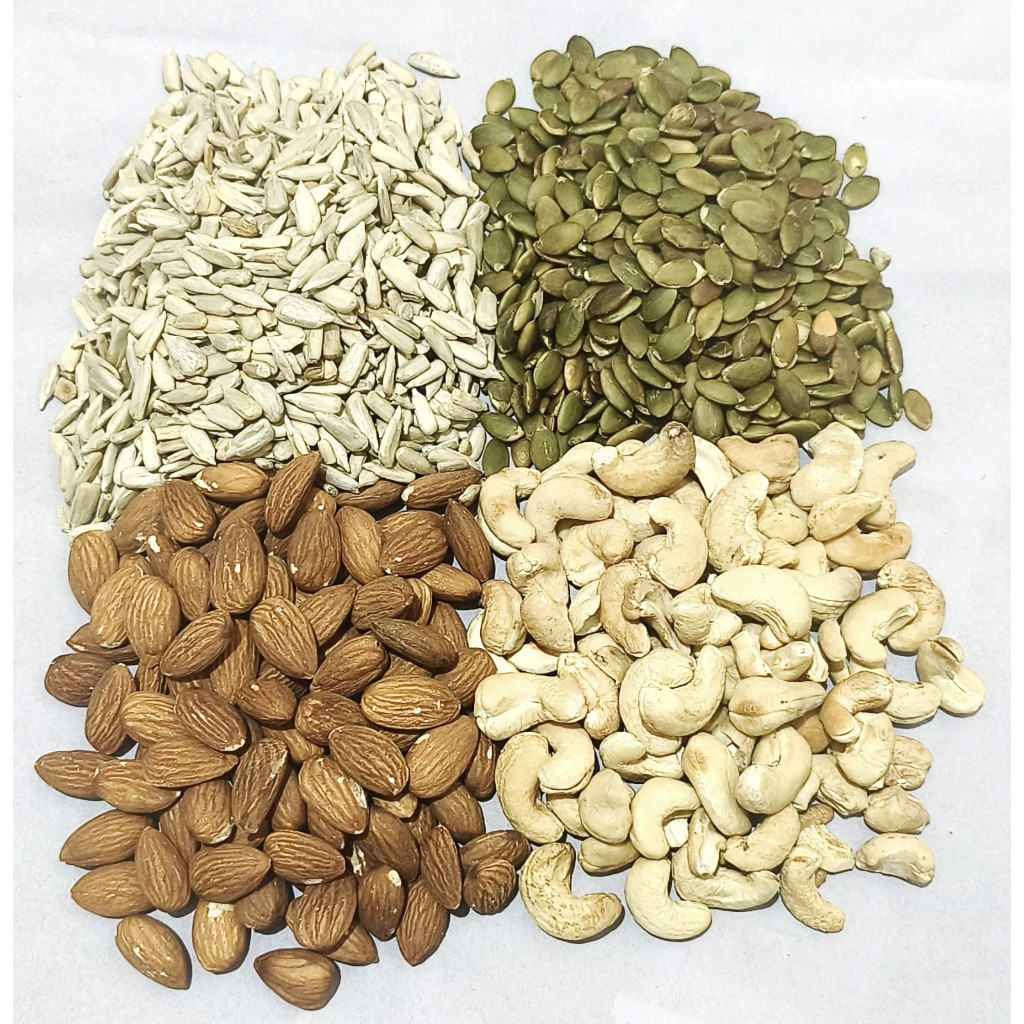 

X Nut Seed 500Gr - Almond, Cashew, Pumpkin Seed, Sunflower Seed - Roasted