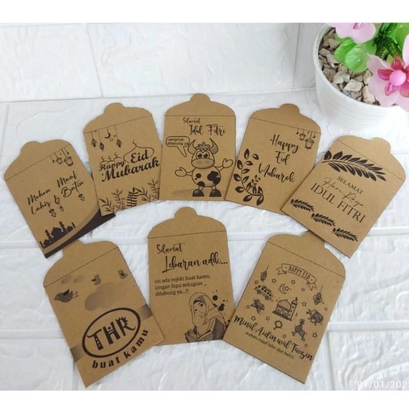 

( isi 10 pcs ) amplop lebaran craft murah