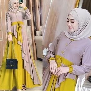 Nilam Maxy Dress - Pakaian Wanita Dress Nilam Uwais Sale